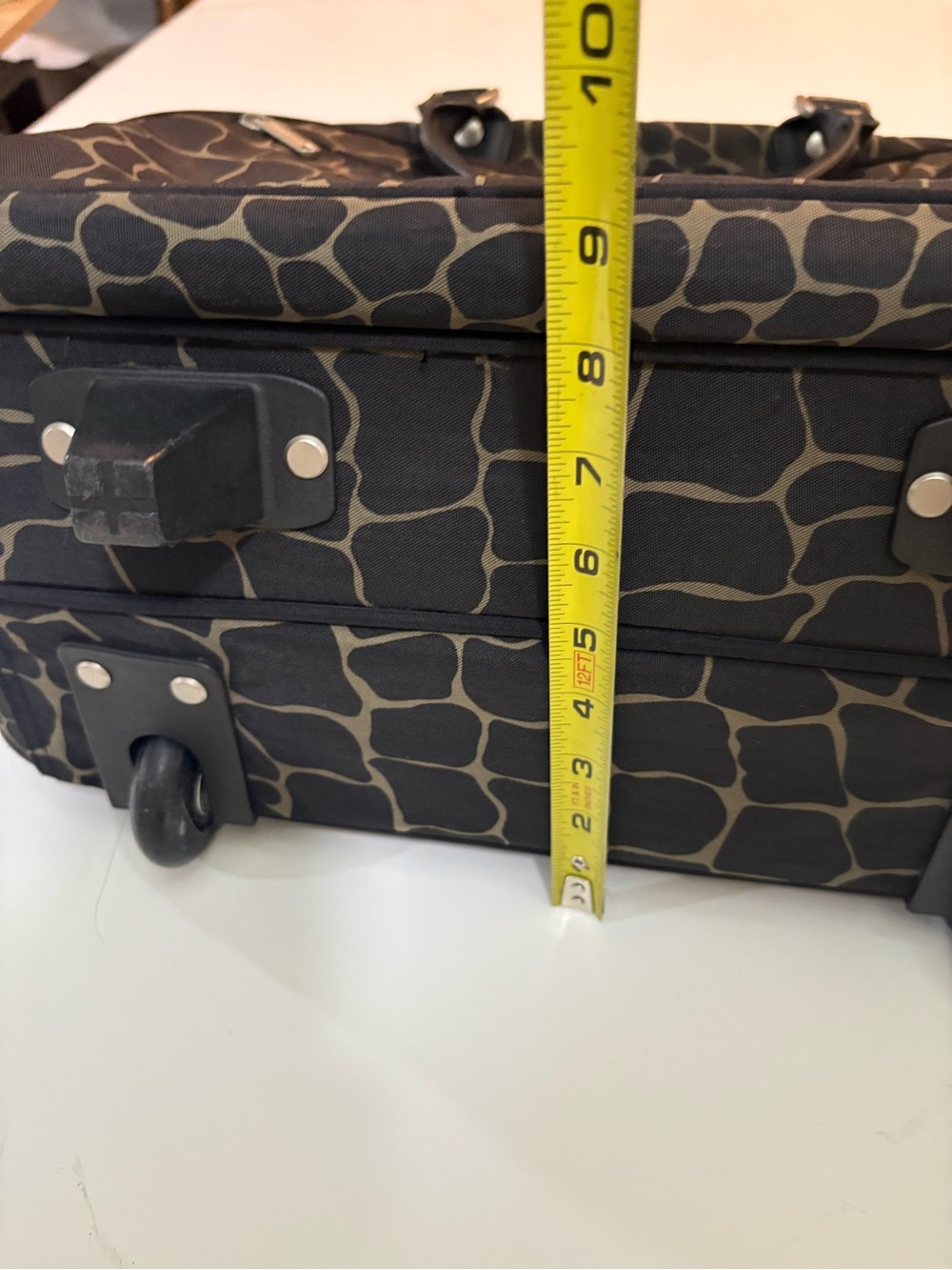 Baggallini Brown Giraffe-Print Laptop Bag - Picture 16 of 16